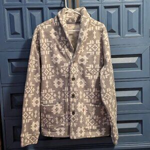 JJ29 LEVI'S Men's Pattern Shawl Collar Cardigan